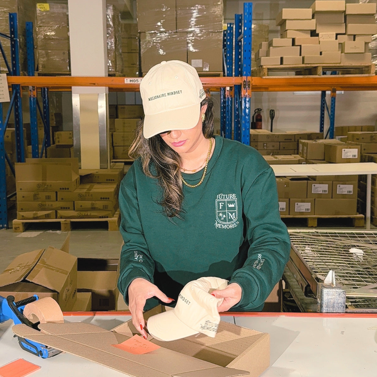 Good Things Always Happen to Me Sweater - Dark Green