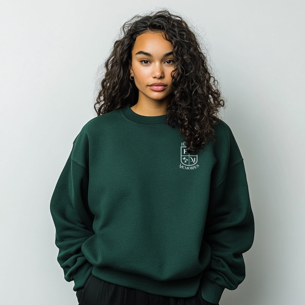 Good Things Always Happen to Me Sweater - Dark Green